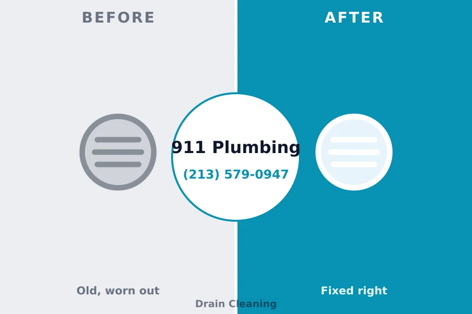 Before and after: plumbing repair Clear Lake, SD